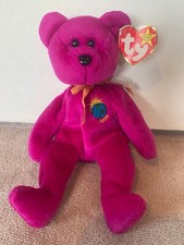 1999 TY Beanie Baby MILLENNIUM BEAR Retired Rare with Tag Errors