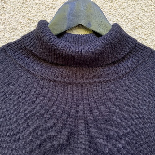 Maggie McNaughton Women’s Black Wool Silk Blend Turtleneck Sweater Size 1XL Goth - Picture 3 of 15