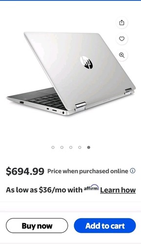 2 in 1 touchscreen laptop/flip back tablet! retail value of $600 currently - Picture 3 of 13