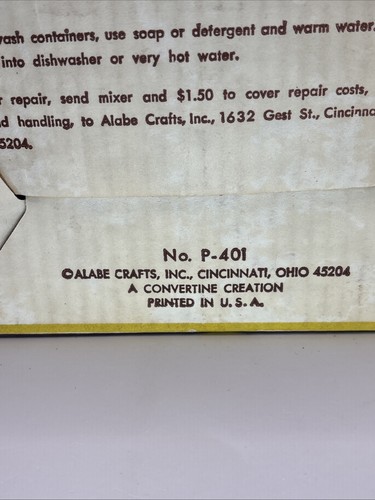 Rare NOS Vintage YO - YO Cocktail Drink Mixer Shaker Conversation Piece 60's - Picture 10 of 11