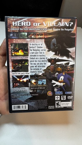 Shadow the Hedgehog Sony PlayStation 2 BRAND NEW Factory Sealed PS2 Sonic Rival - Picture 11 of 19