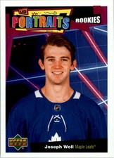 2020-21 Upper Deck UD Portraits #P65 Joseph Woll - HKY