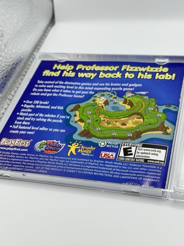 Play First Professor Fizz Wizzle CD-Rom Game Grubby Games- Brighter Minds-2008 - Picture 6 of 6