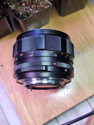 Rare Konica Hexanon 57mm F1.2 AR Mount Lens W/ Custom Cap, Adapter! - Picture 17 of 19