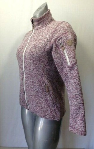 McKinley Damen Medium lila Langarm Polyester Stehkragen durchgehender Reißverschluss Jacke - Bild 5 von 6