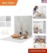 Durable PVC Photo Backdrop Boards with Brackets for Food  Product Photography