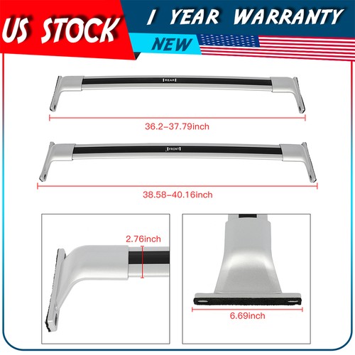 For 2014-2018 Nissan X-Trail Roof Rack Cross Bar Luggage Cargo Carrier - Picture 19 of 24