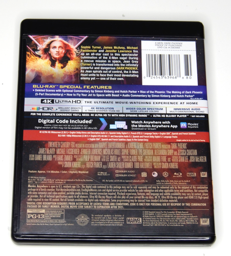 X-Men: Dark Phoenix (4K Ultra HD & Blu-Ray, 2019) Sophie Turner, James McAvoy - Foto 2 di 3