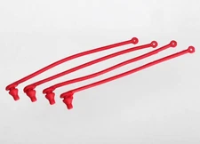 Traxxas 5752 - Body Clip Retainer, Red, Spartan (4)