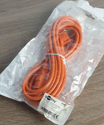 goobay Verbindungskabel Cold-device connection cord angled 5m 95290