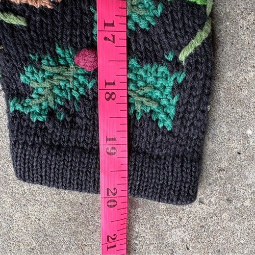 TALBOTS Vintage Holiday Pullover Strick bestickt Cardigan 3D Weihnachten Landhaus S - Bild 14 von 16