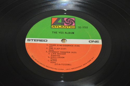 Yes, The Yes Album, 1977 Atlantic Stereo, SD-8283, Gatefold Sleeve - Picture 5 of 7