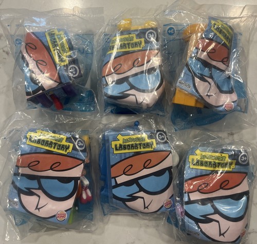 Dexter's Laboratory 2003 Burger King Vintage Juego de 6 Sellados Todos Diferentes - Imagen 8 de 8