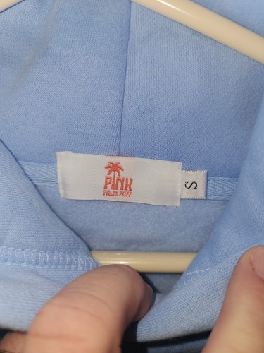 Sudadera con Capucha Rosa Palm Puff Algodón Azul Caramelo Talla S 🔥 ¡¡Con Caja Incluida!! 🔥 - Imagen 6 de 14