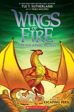 Escaping Peril: A Graphic Novel (Wings of Fire Graphic Novel #8) by Sutherland