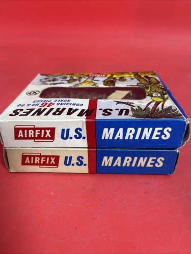 Two -Airfix US Marine Soldier Figures HO Scale #38 - Picture 4 of 8