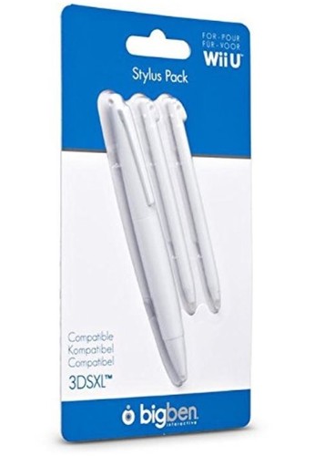 BigBen 3x Style Ensemble Eingabe-Stift Marqueurs pour Nintendo Wii U Manette 3DS - Photo 3/3