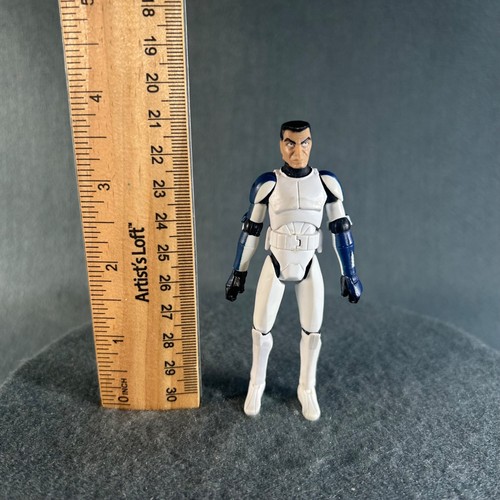 Star Wars The Clone Wars Trooper Denal 3.75 Inch Action Figure 2008 Hasbro - Picture 6 of 14