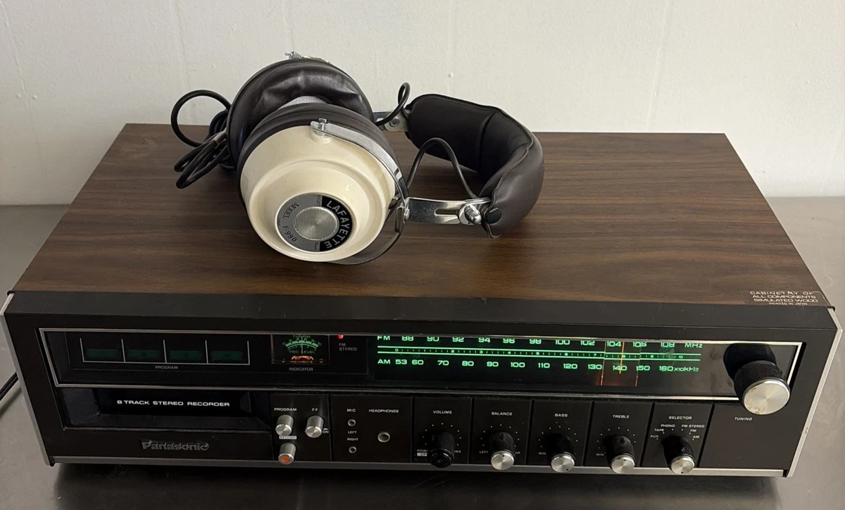 Vintage Panasonic Stereo In 8-Track Players for sale - eBay