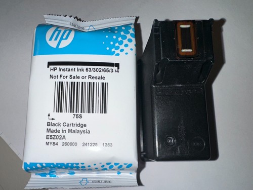 New Instant Ink Hp 63/302/65/304 Black Printer Ink Cartridge Replacement - Zdjęcie 3 z 5