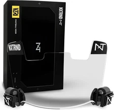 Nxtrnd VZR1 Football Visor, Flat Lens Technology, Fits Adult One Size, Clear 
