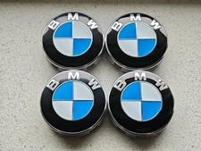4x Nabendeckel 68mm für BMW Blau Weiß E46 E36 E60 F10 E61 E87 E90 E91 E92 M3 F11