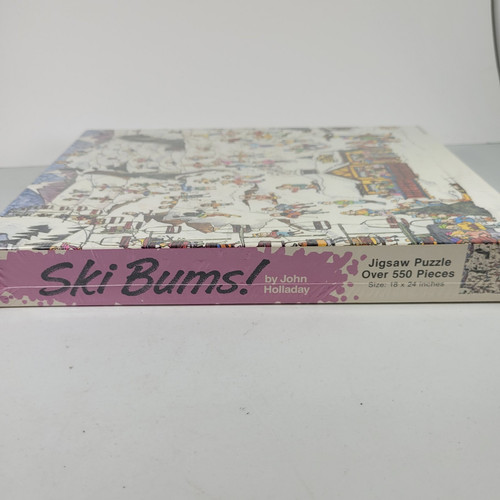 De colección 1990 Ski Bums por John Holladay Great American Puzzle Factory 550 piezas RARO - Imagen 4 de 6