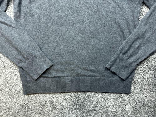 Suéter Abercrombie & Fitch Para Hombres 2XL Gris Músculo Cuello en V Pullover Tejido - Imagen 5 de 16