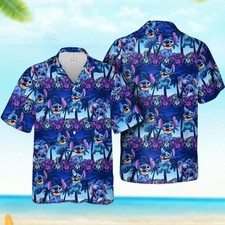 Stitch Hawaiian Shirt Lilo And Stitch Funny Beach Shirt Disneyland Aloha Shirts