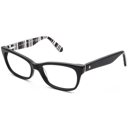 Gafas para mujer Kate Spade Elora 0QG9 marco negro pulido ojo de gato 50[]16 135 - Imagen 3 de 8