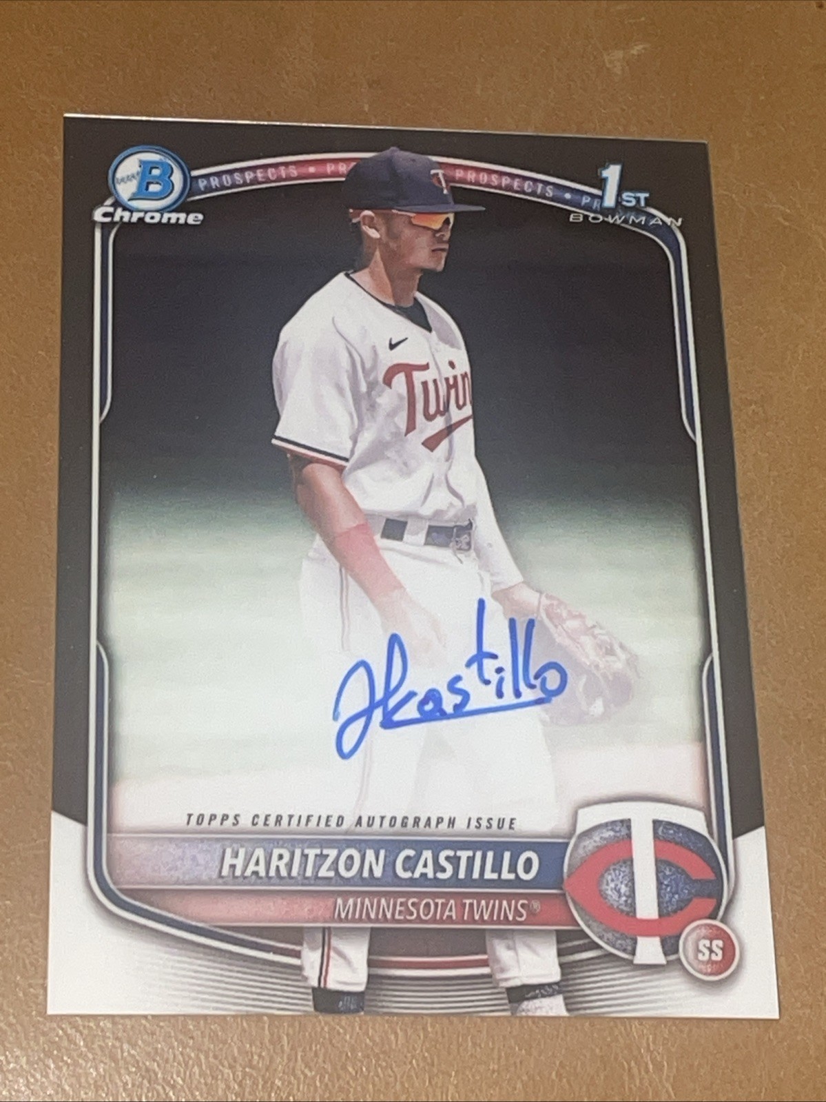 2025 Bowman Chrome - Haritzon Castillo 1st Bowman Chrome Auto #CPA-HC - Twins