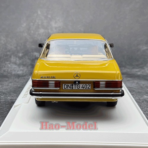 Norev 1:18 280CE 1980 BENZ Alloy Diecast Model Car Kids Gifts Simulation Yellow - Picture 3 of 12