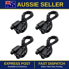 4 Pack Controller Extension Cable for Nintendo 64 N64  180cm Leads  Brand New