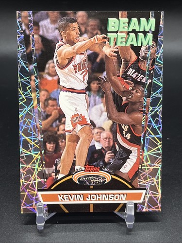 92-93 Topps Stadium Club Beam Team Kevin Johnson Members Only #12of21