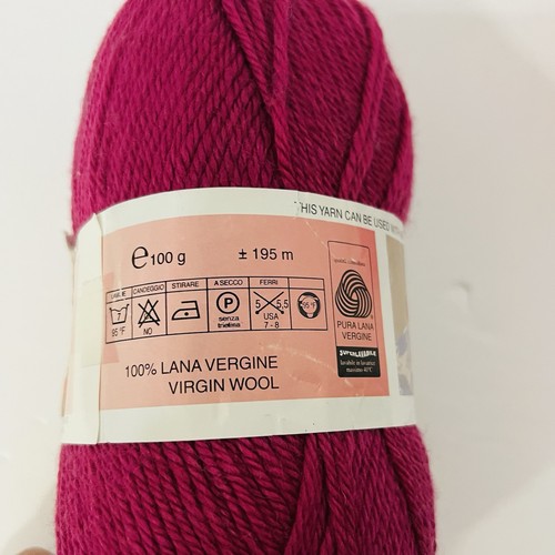 Colorado Yarns rot 215 Yard 100g 100% Lana Vergine Wolle 2 Stück - Bild 7 von 7
