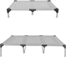 suddus Elevated Dog Bed Replacement Parts Package, Raised 词·, Black 