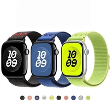 Nylon Sport Loop Band for Apple Watch 11 10 9 8 7 6 SE 3 40/44/41/45/42/46/49mm