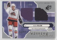 2003-04 SPx Winning Materials /99 Rick Nash #WM-RN r7d