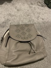 Michael Kors Women's Riley Draw String Backpack Gray