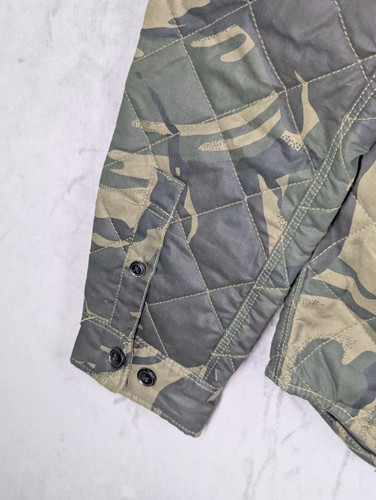 AllSaints Barage Quilted Jacket Men's Size Medium Green Camo Regular Slim Fit  - Picture 6 of 12