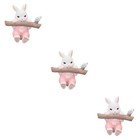 3 Pack Decorative Hooks Animal-shaped for Children Interesting Adornment
