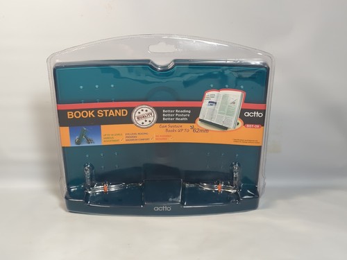 NEW Actto Book Stand Holder Portable w/180Angle Adjustable Orig Packing BST03 