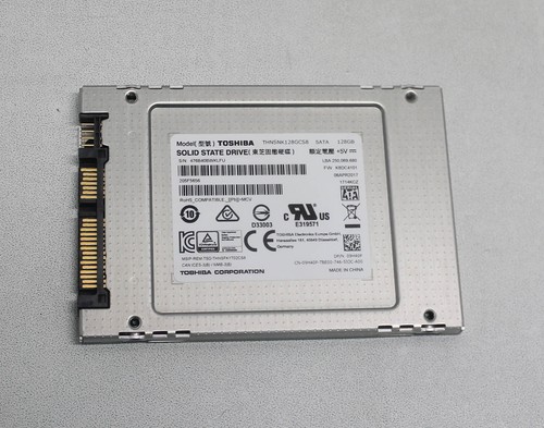 9H40P Toshiba Ssd 128Gb +5V 2.5 Sata Solid State Drive "GRADE A"