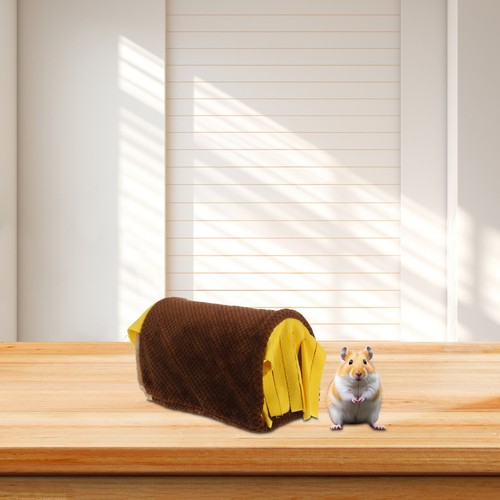  Hamster Hideout Small Animal House Chinchilla Tunnel Comfortable - Picture 1 of 17