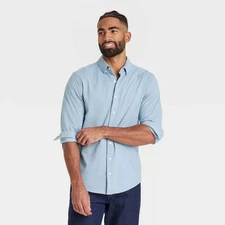 Men's Long Sleeve Button-Down Casual Shirt - Goodfellow & Co