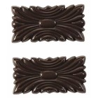 Mirredge Seam Plates,Cherry Walnut,3 in W,PK2 53502 Mirredge 53502 674016535025