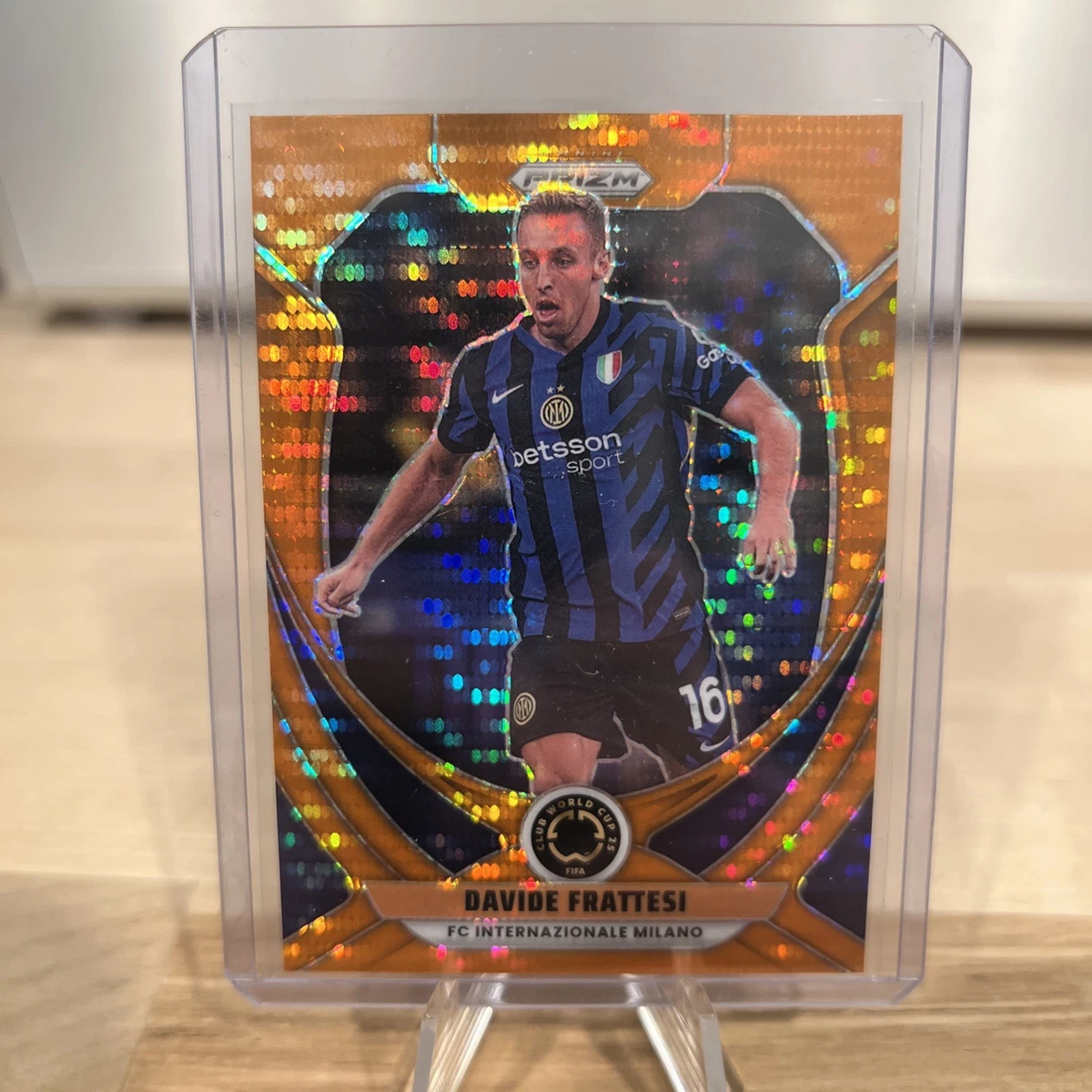 Carte Panini Davide Frattesi /5 Italy - Donruss 2024-2025 - Quasi Neuve