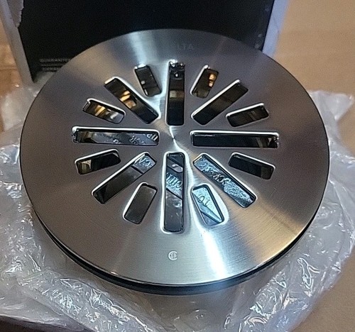 Delta DT051411-SS 4" vorgefertigte runde Duschablauf - brillanter Edelstahl - Bild 2 von 6