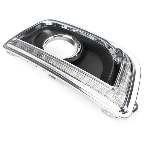 LED Front Daytime Running Light Turn Signal Fog Lamp For Chevy Malibu 2013 2014 - Picture 4 of 8