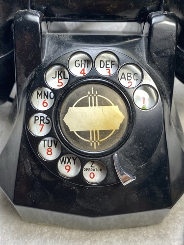 Vintage Automatic Electric Model 40 Monophone Desk Telephone Untested Bakelite - Picture 3 of 10